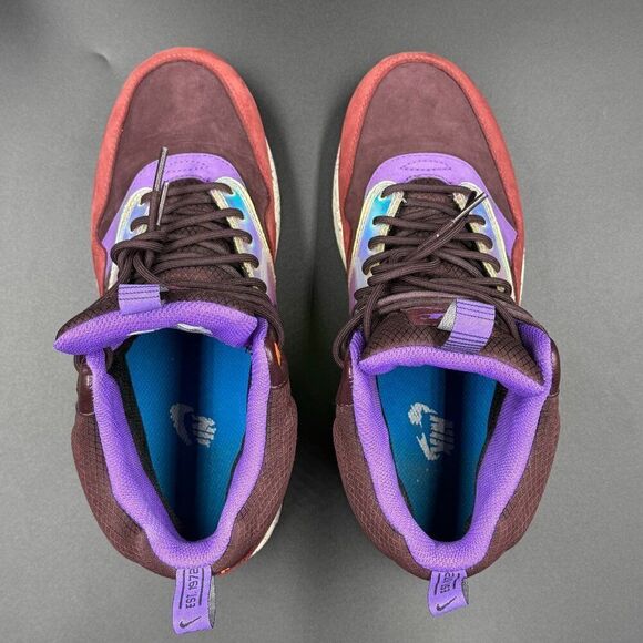 Nike Wmns Air Max 1 Mid Sneakerboot 'Deep Burgundy Iridescent' - Picture 3 of 10